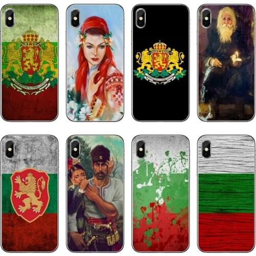 Bulgaria Flag oil painting Pattern Transparent Phone Case For Samsung Galaxy J7 J5 Prime pro J3 A7 A5 A3 2018 2017 2016 2015