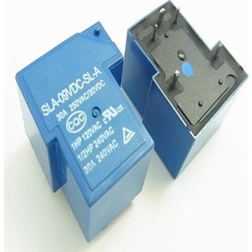 Free shipping 10PCS/lot Power relays SLA-05VDC-SL-A SLA-12VDC-SL-A SLA-24VDC-SL-A SLA-09VDC-SL-A 5V 12V 24V 09V 30A 5PIN T90