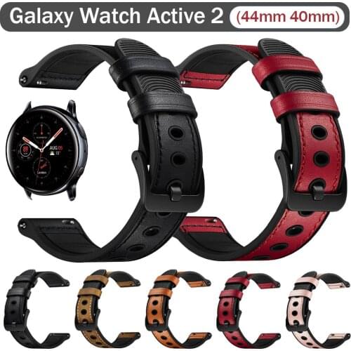 20/22mm WatchBand for Samsung Galaxy Watch Active2 44/40mm Belt Wrist Band for Galaxy Active Bracelet Band Bracelet Accessories