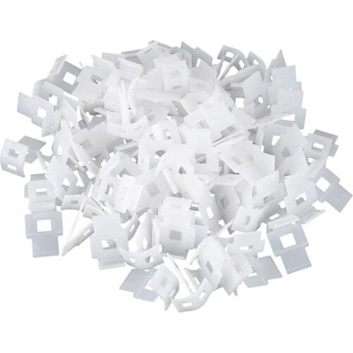 500 Pieces of PE Plastic Tile Leveling System Spacer with Clip Equipment Wall and Floor Tile Kit Perfect Tile Tool Tile