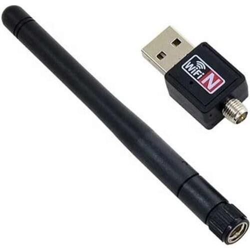 USB WIFI Adapter Dongle 150Mbps WIFI Receiver with Extertnal Antenna 2.4GHZ 150Mbps Wireless Lan Network Card