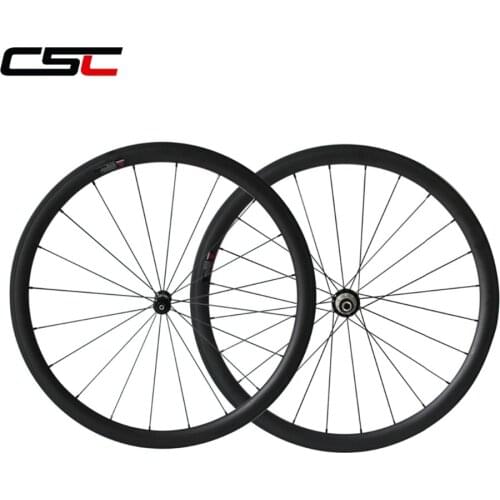 700C Carbon Fiber Bicycle Wheel 38mm/50mm/60mm/88mm Tubular Clincher 25mm Width Carbon Road Wheels With R36 Hub U Shape