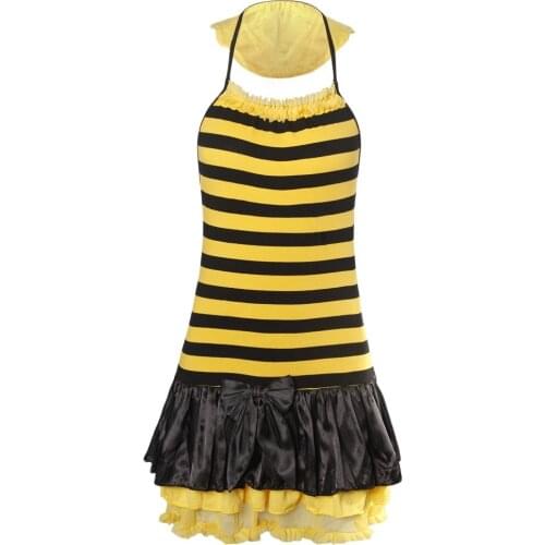 Xmas Gift Bee Costume Sexy lingerie Dress