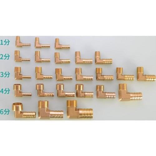 1/2 3/4" Copper pagoda 8/10/12/14/16/19/25 External thread Gas nozzle Pneumatic hose connector Leather insert bamboo green