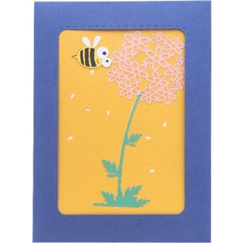 2021 new cute 3D bees flower greeting card handmade birthday wedding invitation multifunctional greeting card invitation card