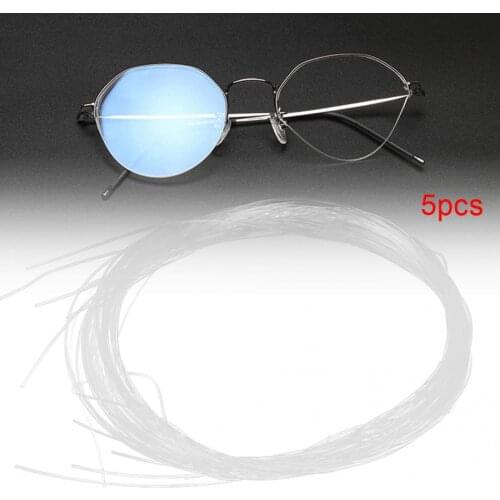 5Pcs Half Frame Eyeglasses Lens Insertion Interliner Eyewear Repairing Tool Accessory 0.55mm for glasses makers repairing worker