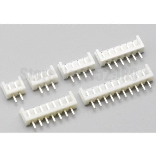 50PCS EH 2.5mm Straight Pin Socket Connector Replacement of jst B*B-EH-A 2P 3P 4P 5P 6P 7P 8P 9P 10P 2.5mm Pitch Top Entry Type