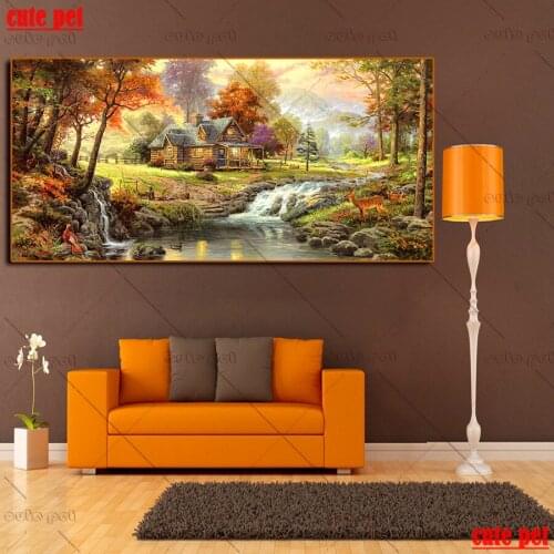 Diy diamond embroidery diamond painting full square Drill mosaic 5d picture of rhinestone cross stitch decoration salon large