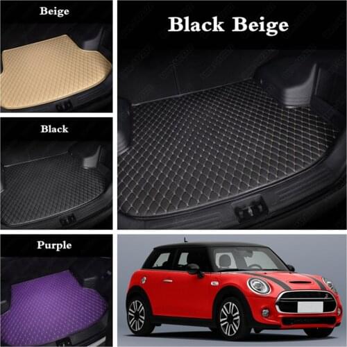 Car Cargo Floor Mats for MINI R50 R57 R58 F55 F56 R52 R53 R56 F57 R60 F60 ONE Cooper Plus Countryman Custom Car Boot Liners Mat