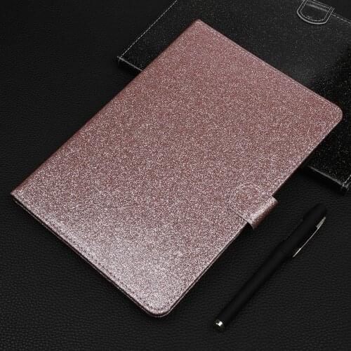 Case for Huawei MediaPad T5 10 10.1 Inch Cover PU Leather Bling Glitter Stand Shell for Tablet Huawei Medi apad T5 10 Case Funda
