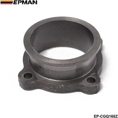 Cast iron 2.5" 4 bolt to 2.5" V Band Manifold Turbo Charge Adaptor Flange Conversion Convert Adapter EP-CGQ168Z