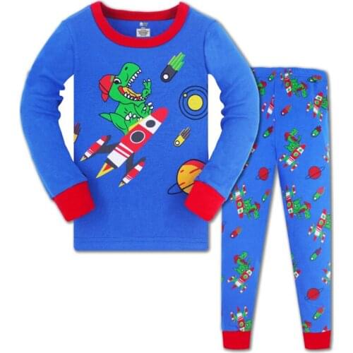 Children Tiger Pajamas For Boys Girls Cotton Clothing Long Sleeve Stripe Sleepwear New Models Kids Homewear Outfit Boy Sets