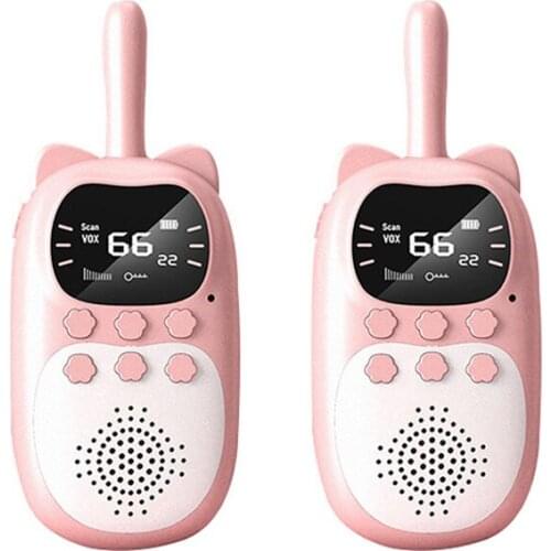 Kids Walkie Talkie Childrens radio Parent-Child Educational Interactive 3KM Range Handheld transceiver Gift Toys For Girls Boys