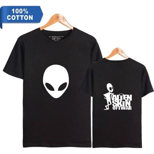 ET Alien Man T-shirt 100% cotton Mens Lastest 2019 Fashion Short Sleeve T-Shirt Funny Tee Shirts Hipster O-Neck harajuku