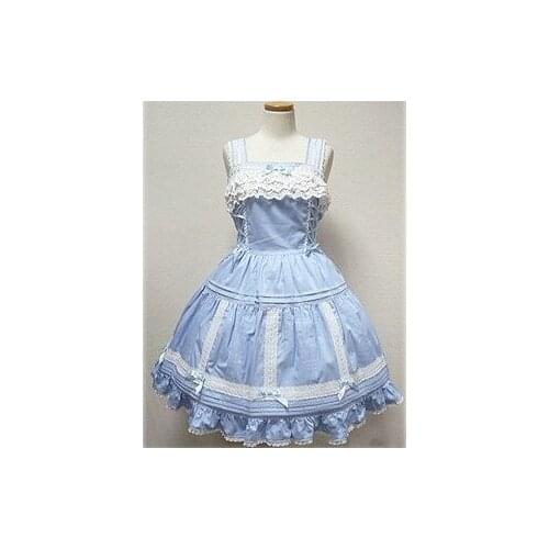 LLT006) Long Sleeveless Sweet Lolita Short Dress Ball Gown Fancy Prom Dress Halloween Party Masquerade Costume
