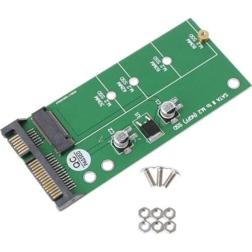 M2 SSD to 2.5" SATA Adapter M.2 Next Generation Form Factor SSD to SATA3 Convert Card For 30/42/60/80mm M.2 SSD Hard Drive