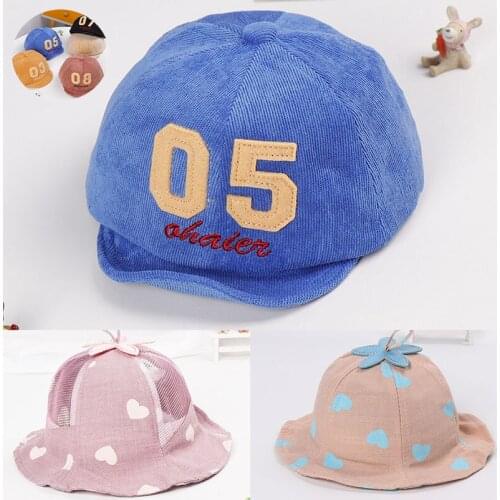 Cute Baby Boy Cap Embroidery Letters Baby Baseball Cap Love Heart Baby Girl Hat Summer Autumn Children Cotton Sun Hat 3-12M