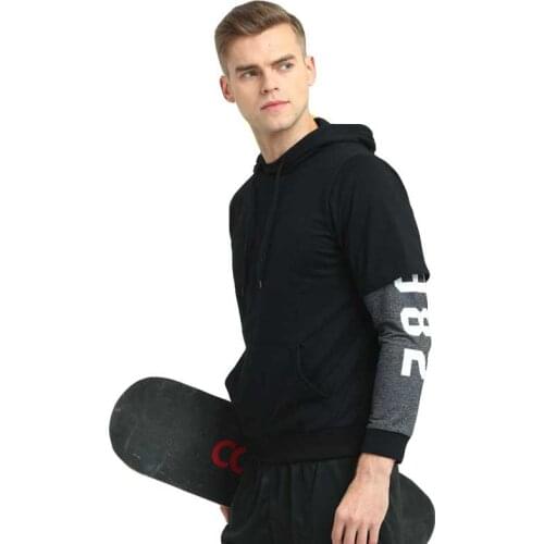Men Quick Dry Cap Hoodie Sweatshirt Sport Jersey Compression Fitness Shirt Gymming Running Basketball Football Soccer Jacket 839