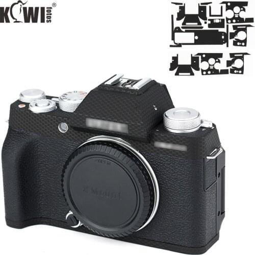 Kiwi Anti-Scratch Camera Body Sticker Protective Skin Film Kit For Fuji Fujifilm X-T200 XT200 Anti-Wear Protector Matrix Black