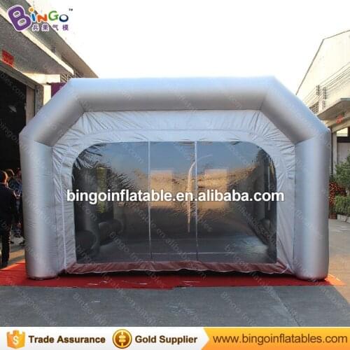 Giant 8X4.7X3 Meters Inflatable Paint Spray Booth / Inflated Auto Paint Tent - BG-A1236-3