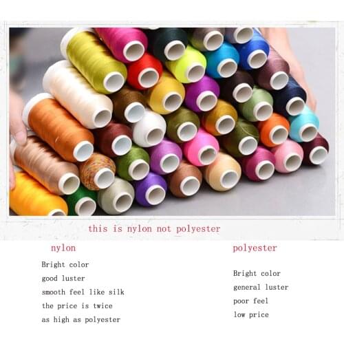 Nylon 3strands cords 0.3mm 1800m slew thread panicle subline diy manual braided wire for Jewelry Making Necklace Bracelet