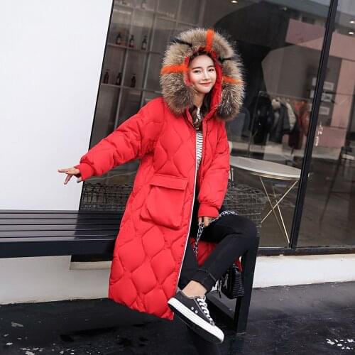 2019 Rushed Polyester Long Full New Winter Clothes Korean Cotton Girls Fund Easy Will Cotton-padded Heavy Seta Lead Loose Coat