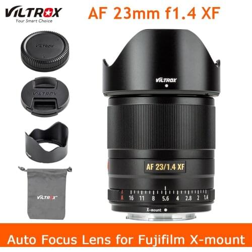 VILTROX 23mm f1.4 XF Auto Focus lens APS-C Compact Large Aperture Lens for Fujifilm X-mount Camera X-T3 X20 T30 X-T20 X-T100