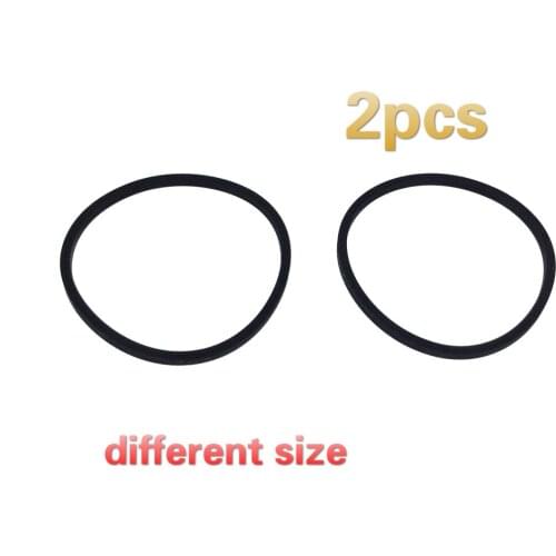 2pcs car CD drive belt DVD diameter 26mm-50mm rubber for cassette deck audio tape recorder player turntable