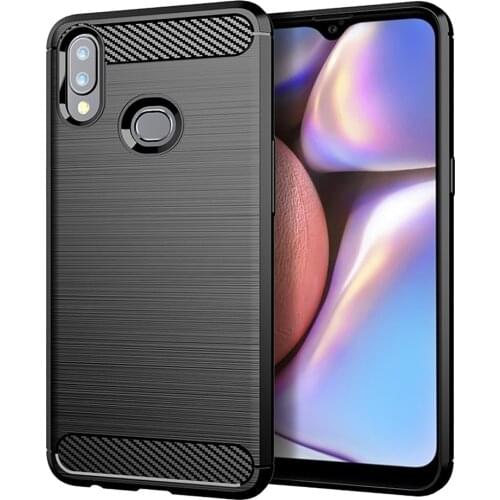 For Samsung Galaxy A10S Case Luxury Carbon Fiber Skin Soft Silicone Cover Case For Samsung A10S A10 S SamsungA10S Phone Cases