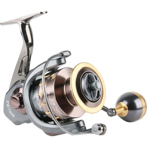 Spinning Fishing Reel 100% Actual Bearing Quantity 4+1BB Ball Bearings Fishing Reel Metal Spool Saltwater Fishing Accessories