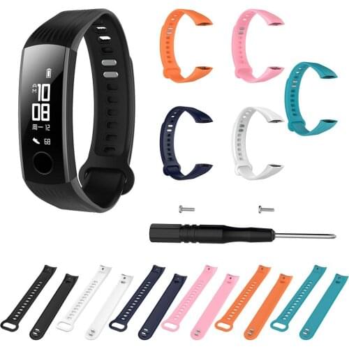 Silicone Soft Wrist Band Waterproof Watch Strap for HUAWEI Honor3 Smart Bracelet
