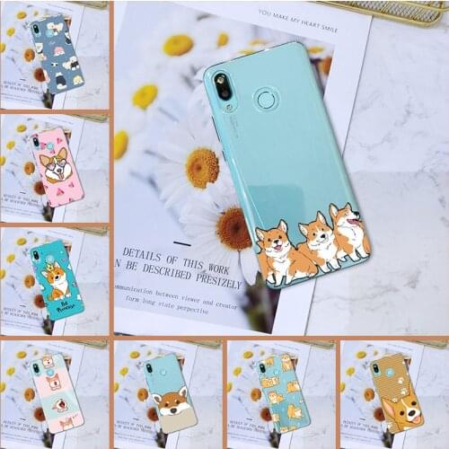 Back Cover For Huawei Nova Smart Lite 2017 Silicone Kawaii DOG Cartoon Phone Case For Huawei Nova 5 4 4E 3 3I 3E 2i 2 Lite Plus