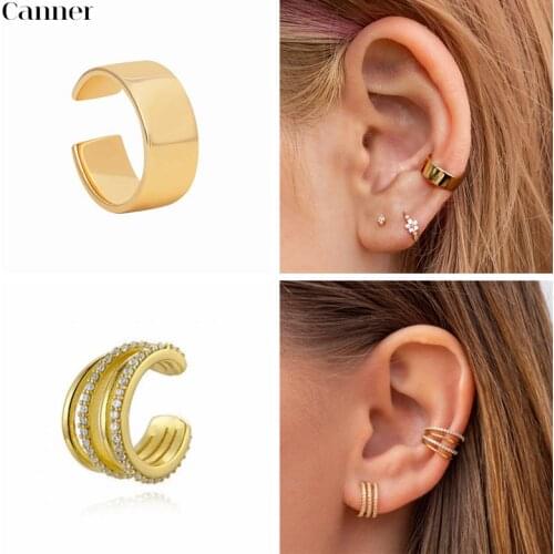 925 Sterling Silver Earcuff AAAAA Zircon Vintage Twist Snowflake Ear Cuff For Women Accessories Wedding Jewelry pendientes W4