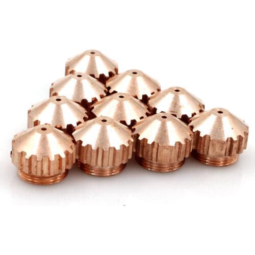 10pcs Nozzles/Tips 1.0mm 0408-2261 For SAF 20/40/100 PLAZCUT Plasma Cutter Cutting Torch