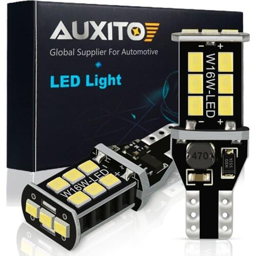 2x 1000Lm LED T15 W16W 921 Super Bright 2835 SMD LED CANBUS NO OBC ERROR Car Backup Reserve Lights Bulb Tail Lamp Xenon White