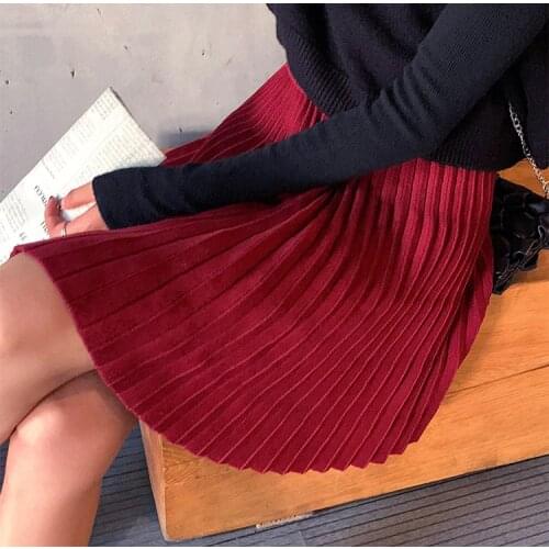 BIRDTREE TB Pleated Skirt
