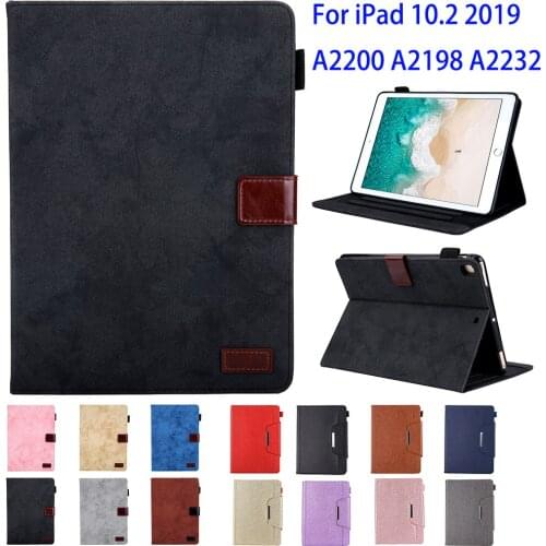 Cover For iPad 10.2 Case 2019 Tablet Shell For iPad 10.2" 7th Generation 2019 A2200 A2198 A2232 Case Fundas Protective Skin