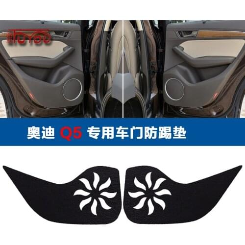 For Audi Q5 4pcs Car Inside Door Cover Pad Scratch Protection Anti Kick Pad Car Interior