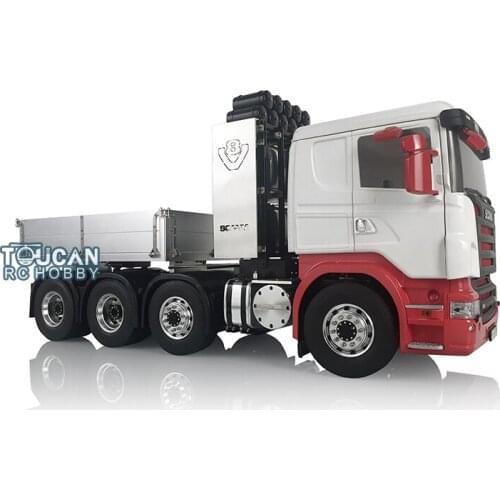 LESU RC Metal 8*8 Chassis 1/14 Hercules Sca Cabin Servo Car Hopper Painted THZH0628-SMT3