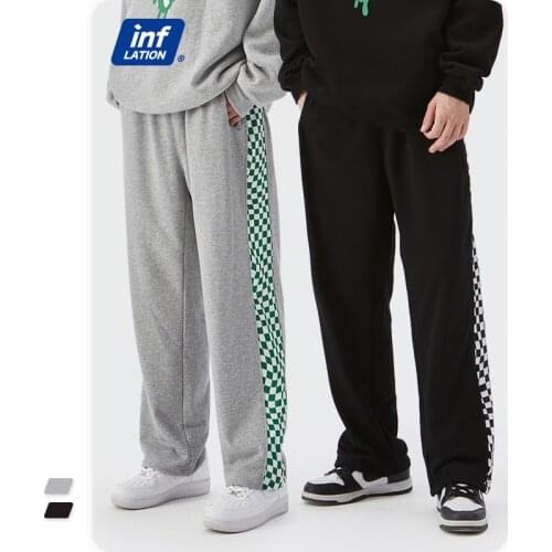 INFLATION Men's Checked Trousers