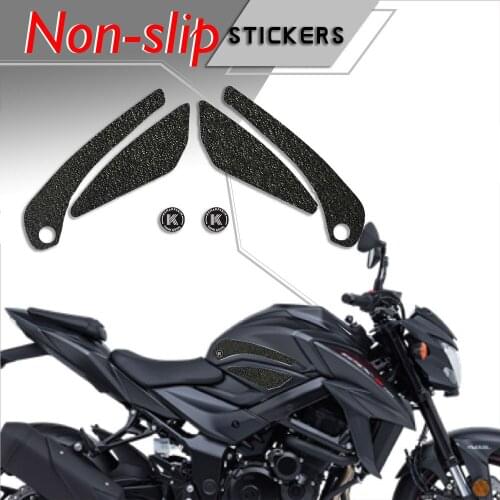 Motorcycle Non-slip Sticker Grips Protector Sticker Decal Gas Knee Grip Tank Traction Pad decals For SUZUKI 18 GSX-S750
