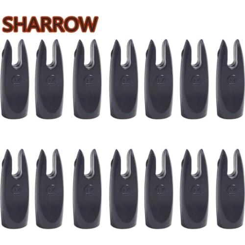100Pcs Archery Arrow Nocks 9/32 Inch Plastic Nock Arrow Tails For 7.2mm Arrows Shaft For Arrow Outdoor Training Accessories