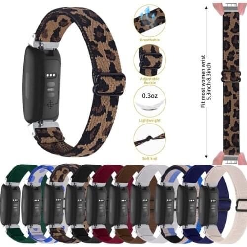 Nylon Elastic Strap For Fitbit Inspire 2 Smart Watch Band Adjustable Bracelets For Fitbit inspire/Inspire HR Wristband Correa