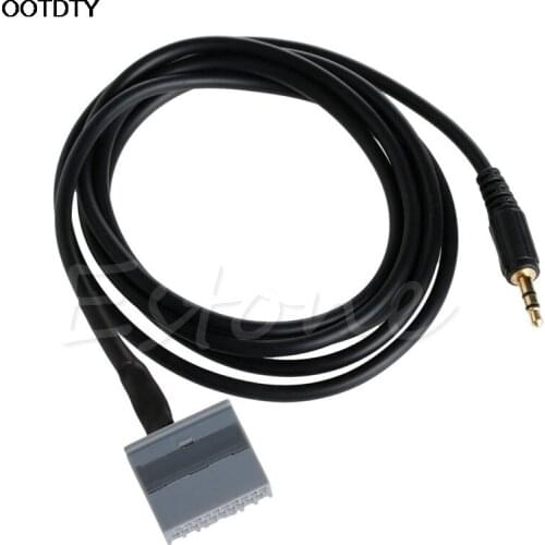 OOTDTY 3.5mm Audio Car GPS Cable AUX Adapter For Honda Civic 2006-2013 Input Connector
