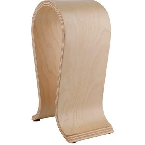 Headphone Hanger Display Stand U-Shaped Headphone Stand Universal for AKG Sony Headphones Desktop Monitor Stand Wood