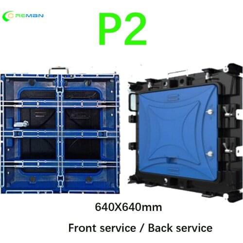 Empty led cabinet tile block P2 indoor Video Wall panels Rental Advertising 640X640mm P2 video wall display