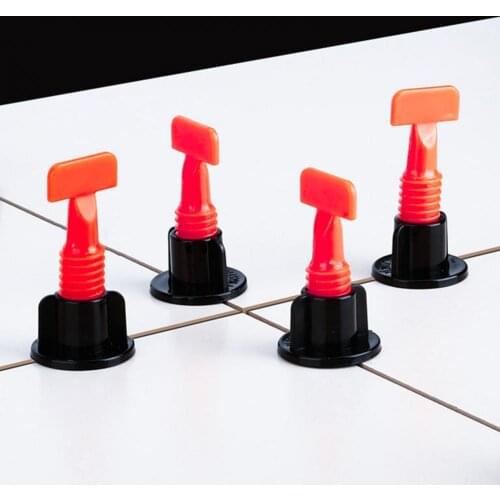 1 Set Tile Leveler Reusable Widely Applied Small Size Level Wedges Tile Spacers for Home