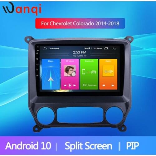 10inch RDS Split Screen PIP Car Radio for 2014-2018 Chevrolet Colorado Multimedia Video Player Android10 GPS Navigation NO DVD