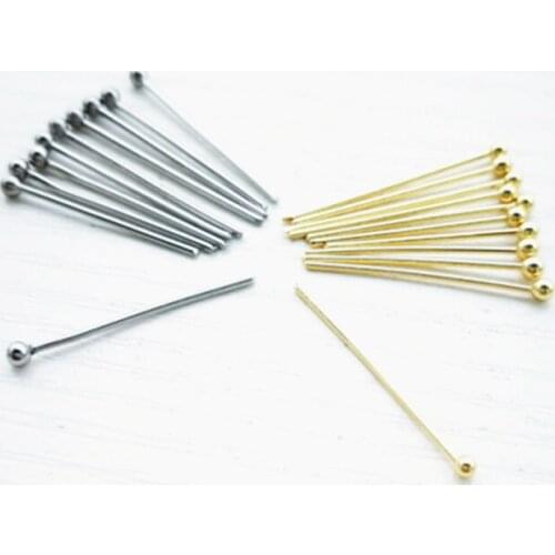 100pcs 20/30mm*0.7mm 316 stainless steel multi-specification bead pin Beads Findings Jewelry Accessories For Jewelry DIY handmad