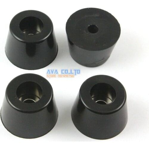 12 Pieces 36x28x25mm Rubber Feet Pad Furniture Chair Leg Protector Glide Pad